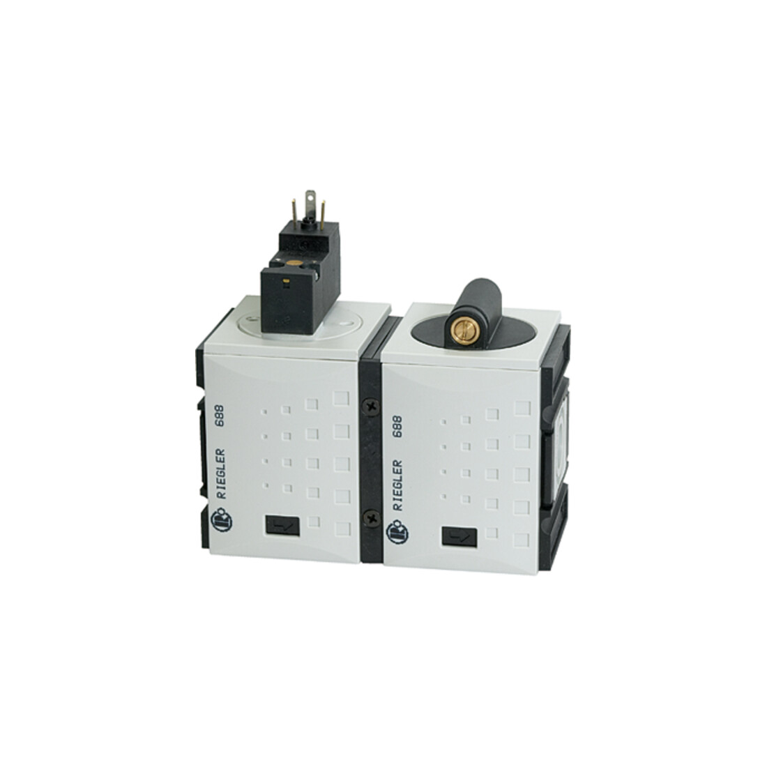 Riegler Unité de remplissage »FUTURA«, actionnement électrique, 24 V CC, BG 2, G 3/8