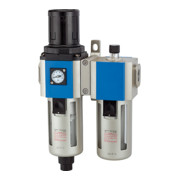 Riegler Unité d'entretien 2 pcs. »G«, réservoir PC, BG 400, G 3/8, 1,5-9 bar, HA-1