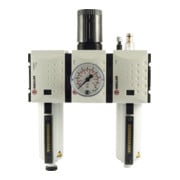 Riegler Unité d'entretien 3 pcs »FUTURA«, MBeh., BG2, G 3/8, 0,1-1 bar, H-1