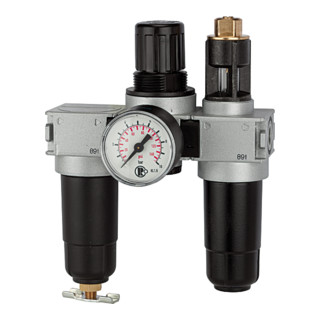 Riegler Unité d'entretien 3 pcs « multifix-mini », avec réservoir métal, G 1/4