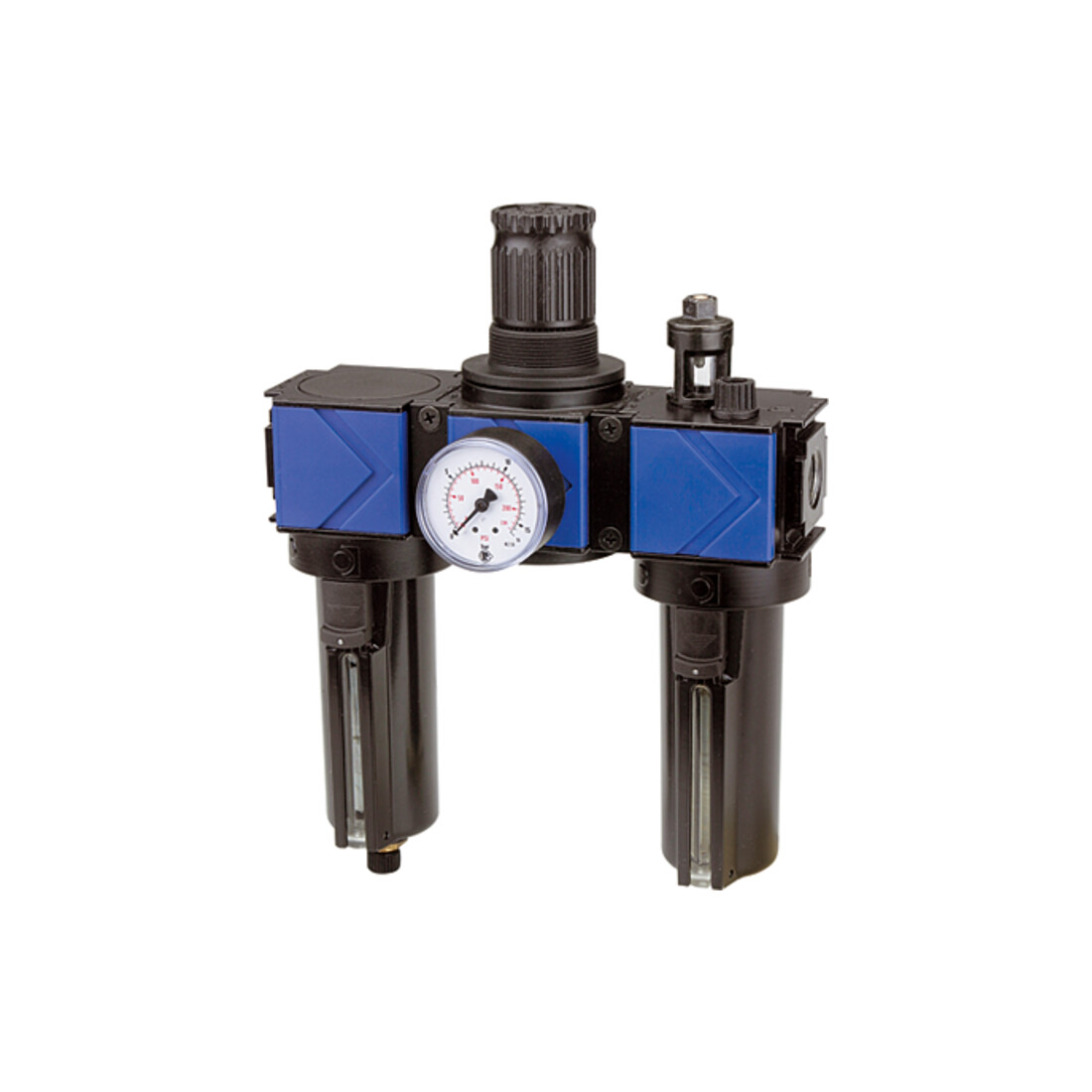 Riegler Unité d'entretien 3 pcs «variobloc», réservoir métal, BG 1, G 3/8