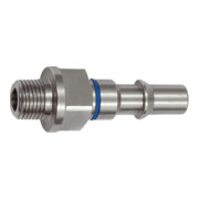 Riegler Unverwechselbarer Nippel NW 6, ISO 6150 C, G 1/8 AG, blau-1