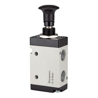 Riegler Valve 3/2 voies, commande par bouton-poussoir, »3L«, G 3/8