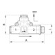 Riegler Valve de purge rapide pour évacuation G1/8 (Sortie) - Clé 8 (Entrée)