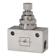 Riegler Valve de régulation, forme bloc, acier inox 1.4404, G 1/4, PN max. 10 bar-1