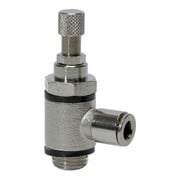 Riegler Valve de régulation, régulation bilatérale (B) Connecteur G1/4, Clé 6-1