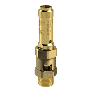 Riegler Valve de sécurité, laiton, G 2, pression de déclenchement 5 bar