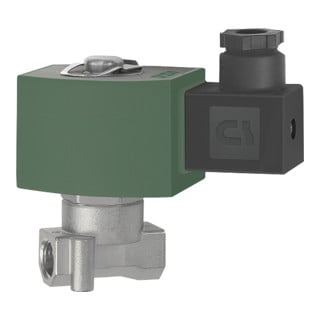 Riegler Vanne 2/2 voies, ES, FPM, NC, directe, 230 V, 50-60 Hz, G 1/4, PN 0-14 bar