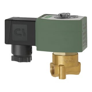 Riegler Vanne 2/2 voies MV, MS, NC, directe, 24 V CC, FPM, G 1/4, PN 0-8 bar