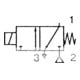 Riegler Vanne 3/2 voies MV.,MS,NC, direct 230 V, 50-60 Hz, NBR, Rp 1/4, PN 0-6 bar