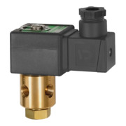 Riegler Vanne 3/2 voies MV, MS, NC, directe, 24 V CC, NBR, Rp 1/8, PN 0-7 bar-1