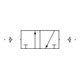 Riegler Vanne 3/2 voies, pneumatique, »3A«, bistable, G 3/8