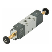 Riegler Vanne 5/2 voies »BASIC«, électropneumatique, bistable, G 1/4-1