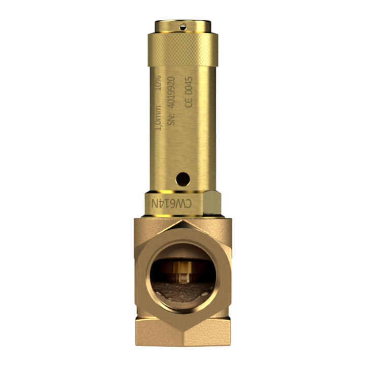 Riegler Vanne de sécurité d'angle, liquides, G 1/2 Pression de déclenchement 2,5 bar