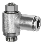 Riegler Vanne d'étranglement, double face, G 3/8, raccord rapide 10-1