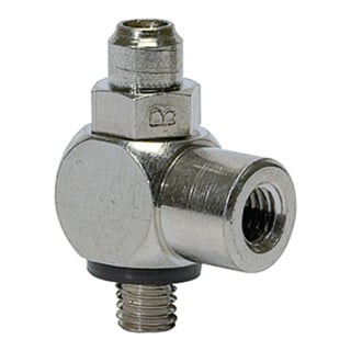 Riegler Vanne d'étranglement, étranglement double face (B), G 3/8 IG, G 3/8