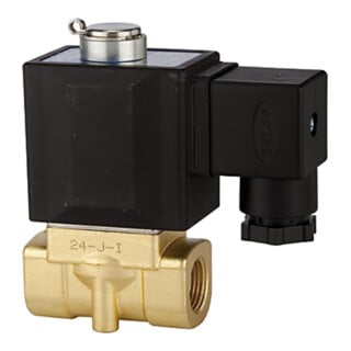 Riegler Electrovanne 2/2 voies »2KW« MS, NO, pilotage direct 24 V DC, G 3/8, PN 0-7 bar
