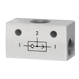 Riegler Vanne ODER, 3 x G 1/8 Aluminium