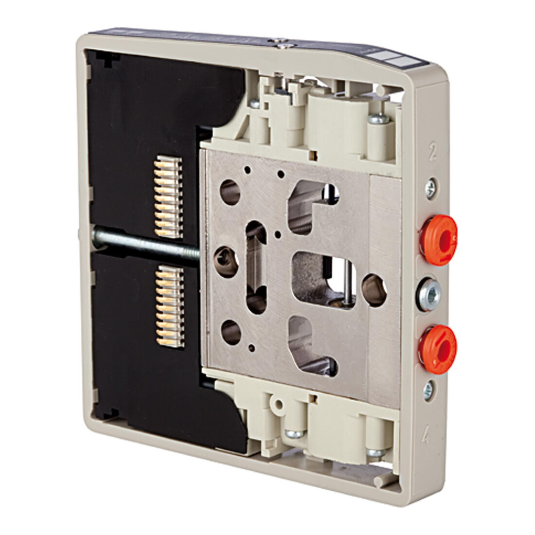 Riegler Ventilscheibe HDM, Anschl.4mm, 5/2-Wege monostabil