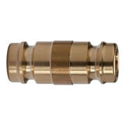 Riegler Verbindungsstück DN 9 - DN 9, Messing 2.0401-1