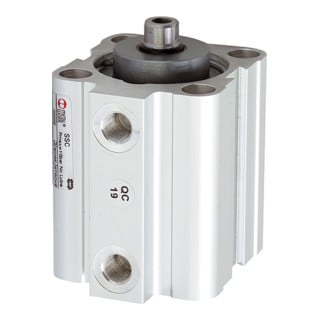 Riegler Vérin à course courte double effet, aimant, Ø piston 25, course 10, G 1/8