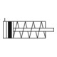 Riegler Vérin à course courte, simple effet, aimant, Ø piston 16, course 10, M5