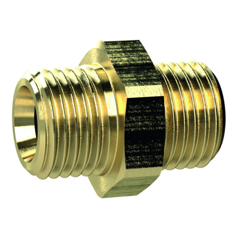 RIEGLER vérin à double filetage G 1/4 a. G 1/4 a. Largeur sur plats SW 17 Laiton