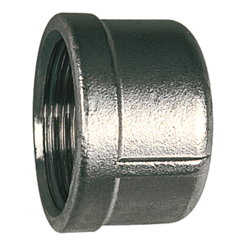Riegler Verschlusskappe, rund, G 1 1/4, Durchmesser 49,0 mm, ES 1.4408