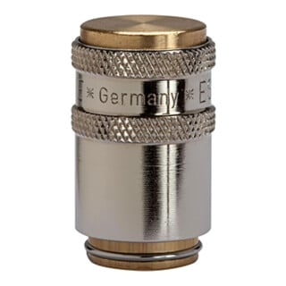 Riegler Verschlusskupplung DN 6, Messing 2.0401, Länge 30,0 mm