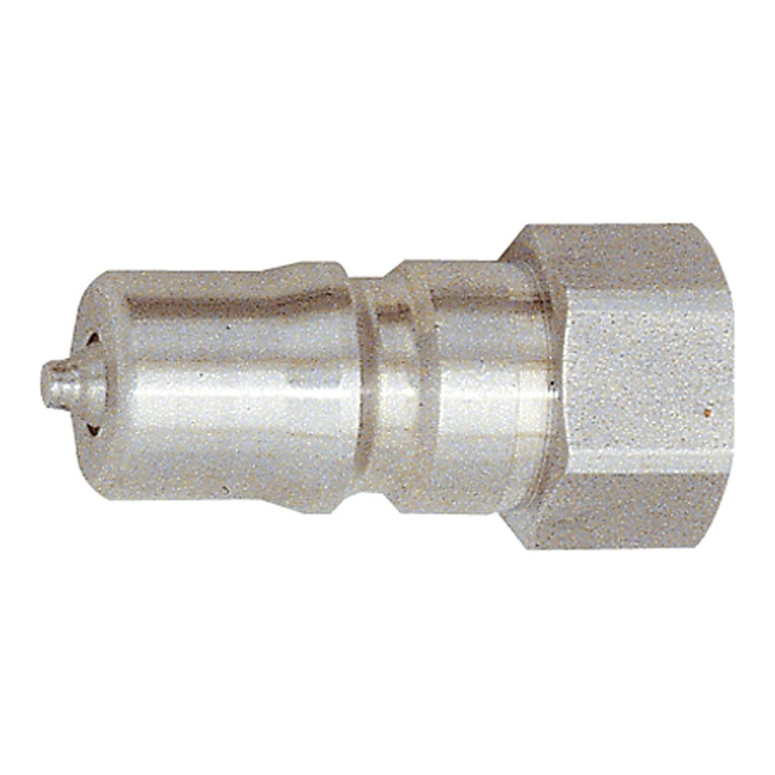 Riegler Verschlussnippel beidseitig absperr., ES 1.4305, G 3/8 IG, NW 7,5