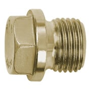 Riegler Verschlussschraube, Außensechskant, Bund, G 3/8, SW 17, ES 1.4571-1