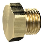RIEGLER Verschlussschraube Messing