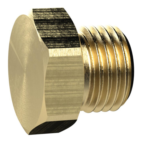 RIEGLER Verschlussschraube Messing