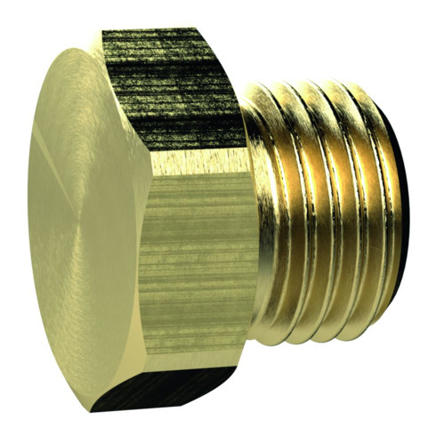 RIEGLER Verschlussschraube Messing