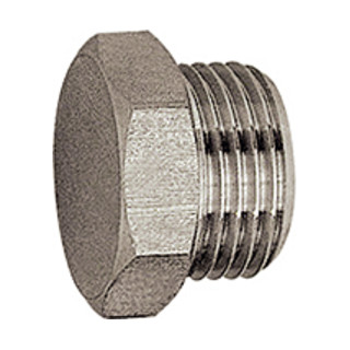 Riegler Verschlussschraube, Außensechskant, G 3/4, SW 30, ES 1.4571