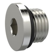 Riegler Verschlussschraube, Innensechskant 2,5 mm, M5, NBR O-Ring, MSN-1