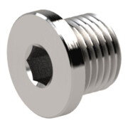 Riegler Verschlussschraube, Innensechskant, Bund, G 1/4, SW 6, ES 1.4571-1