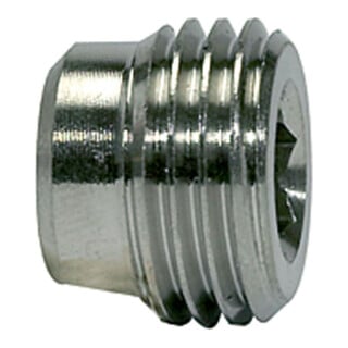 Riegler Verschlussschraube, Innensechskant, ohne Bund, G 1/4, ES 1.4571