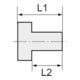 Riegler Verschlussschraube, Innensechskant, ohne Bund, R 1 1/2, MS vern.