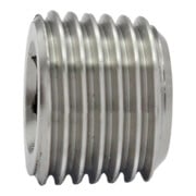 Riegler Verschlussschraube, Innensechskant, ohne Bund, R 1/2, ES 1.4571-1