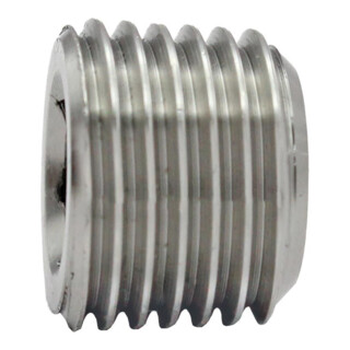 Riegler Verschlussschraube, Innensechskant, ohne Bund, R 1/8, ES 1.4571
