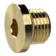 Riegler Verschlussschraube, Innensechskant und Bund, G 1/8, SW 5, MS