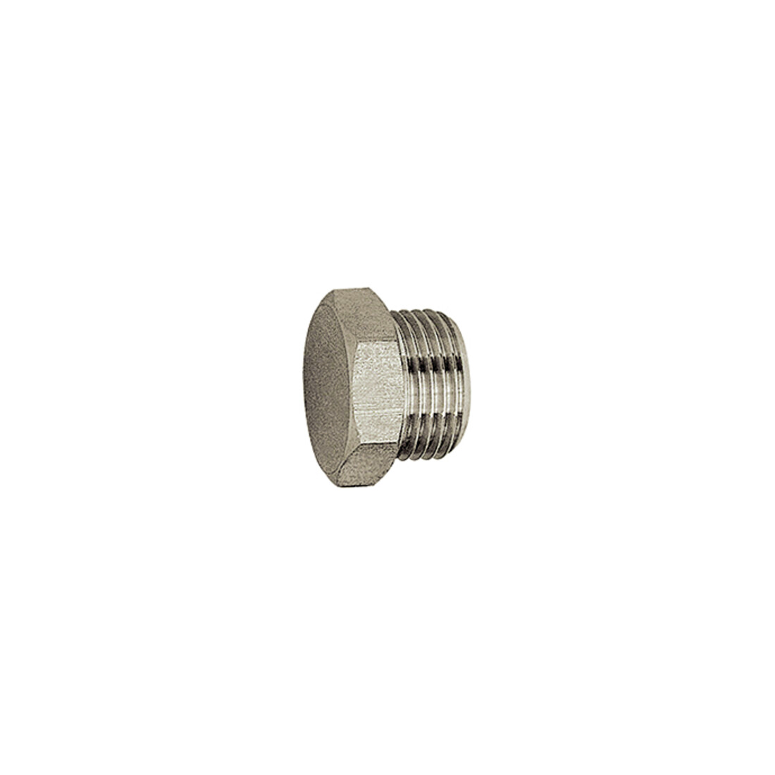 Riegler Verschlussschraube »value line«, M5, SW 8, Messing vernickelt