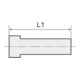 Riegler Verschlussstecker »click-clock«, Stecknippel 4 mm, MS vern.