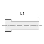 Riegler Verschlussstecker »click-clock«, Stecknippel 8 mm, MS vern.-3