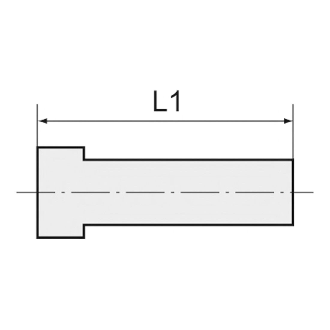 Riegler Verschlussstecker »click-clock«, Stecknippel 8 mm, MS vern.