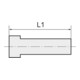 Riegler Verschlussstecker »value line«, Stutzen 10 mm, Messing vernickelt