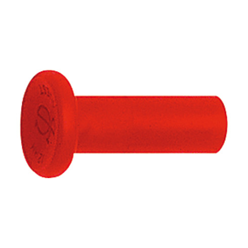 Riegler Verschlussstopfen POM, Stutzen 12 mm, Farbe rot