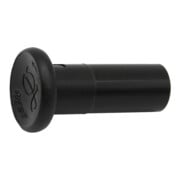 Riegler Verschlussstopfen POM, Stutzen 22 mm, Farbe schwarz-1
