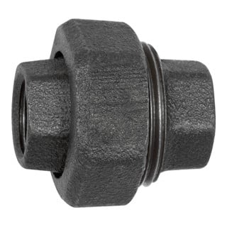 Riegler Verschr. 340, konisch dicht., Rp 1 1/4, Rp 1 1/4, Temperg. schw.